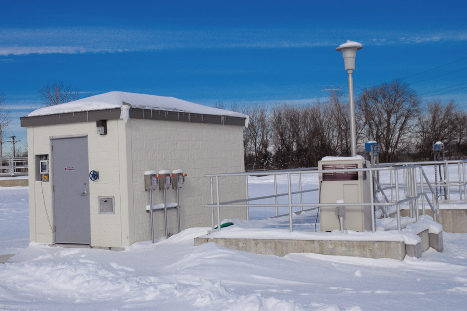 Non-Potable Water Reuse Station Wastewater Treatment Plant in Romeoville, Illinois