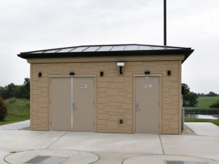 Prefabricated Lift Station Control and Generator Building - Lake Geneva, WI - Symphony Bay
