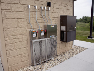 Prefabricated Lift Station Control and Generator Building - Lake Geneva, WI - Symphony Bay