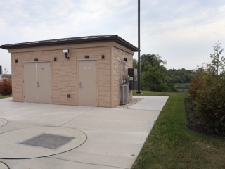 Prefabricated Lift Station Control and Generator Building - Lake Geneva, WI - Symphony Bay