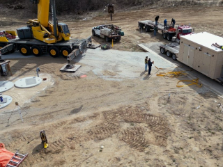 Prefabricated Lift Station Control and Generator Building - Lake Geneva, WI - Symphony Bay