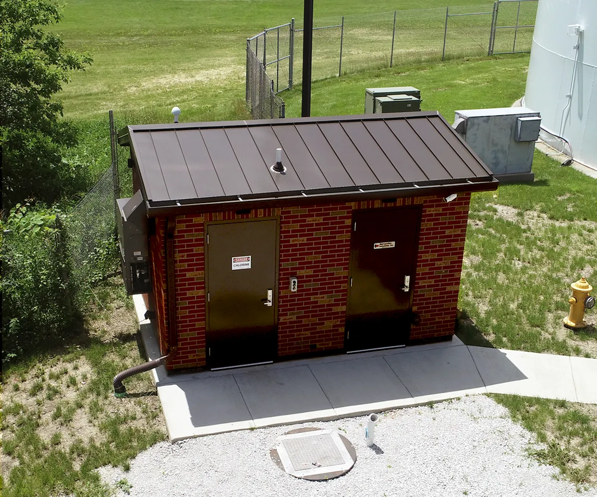 Prefabricated Chemical Feed Facility - Village of Park Forest, IL Tamarack Standpipe Project