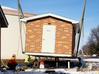 Prefabricated Water Treatment Building - Village of Romeoville, IL Windham Lakes Project