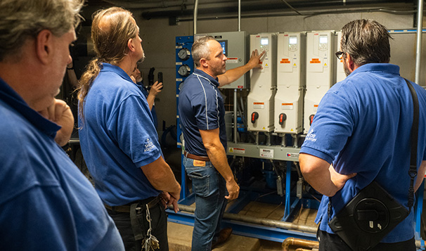 Booster Pump System Personnel Training at Shedd Aquarium